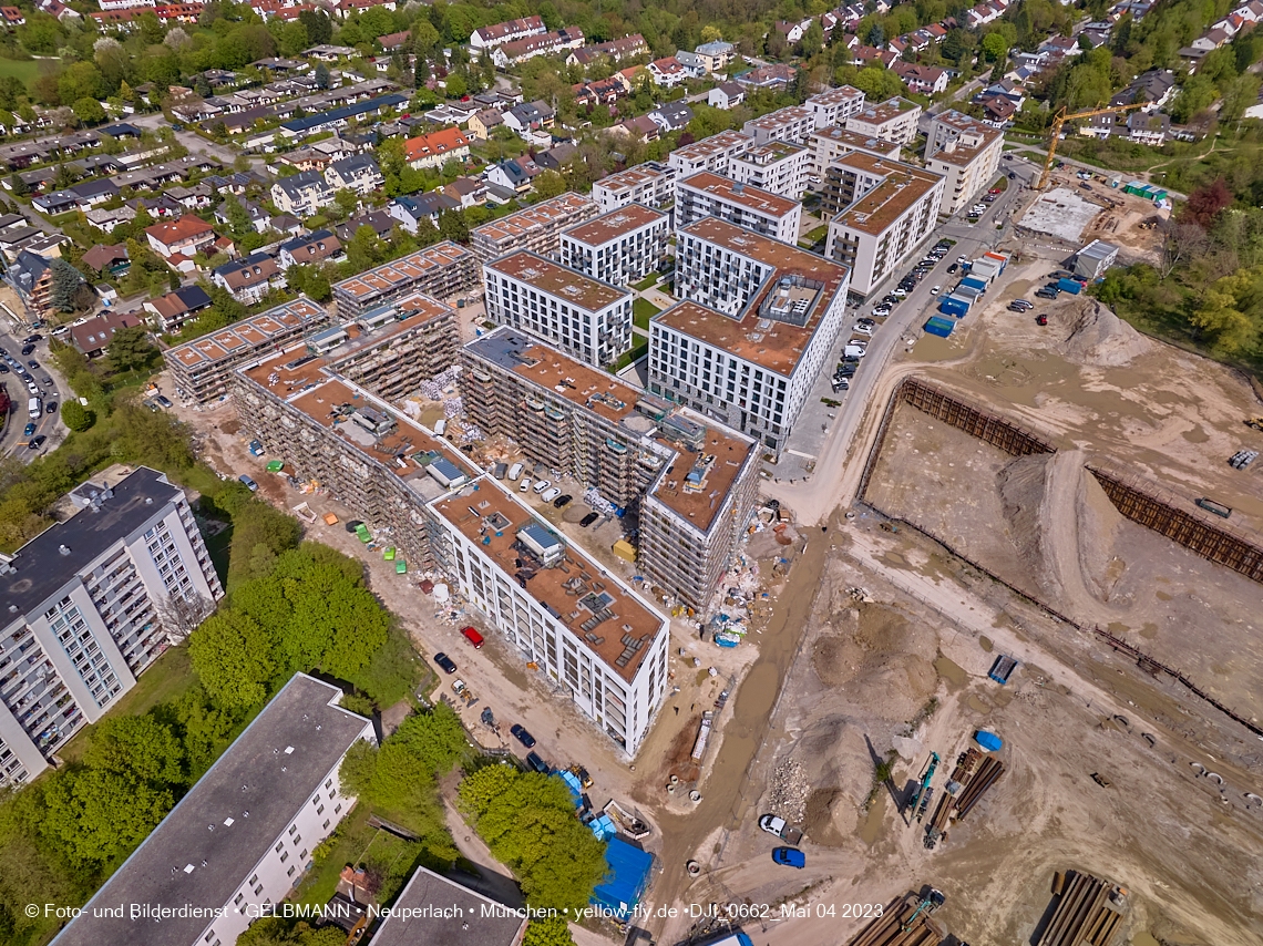 04.05.2023 - Luftbilder vom Alexisqaurtier und Pandion Verde in Neuperlach 04.05.2023 - Luftbilder vom Alexisqaurtier und Pandion Verde in Neuperlach